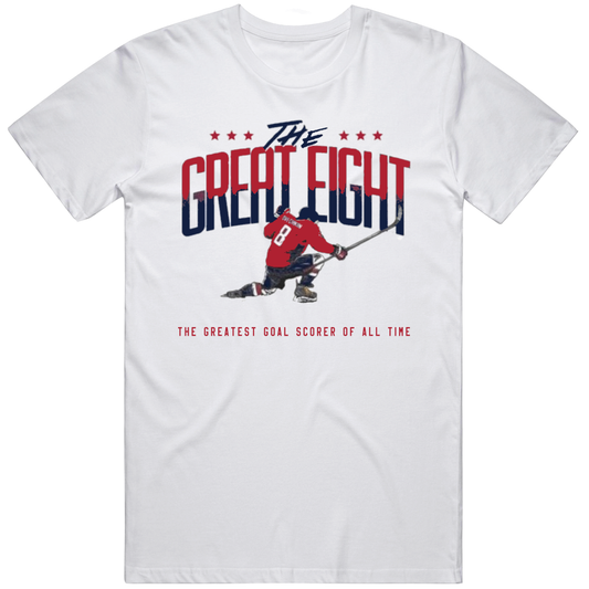 Alex Ovechkin The Great Eight Record Washington Capitals Playoffs Jersey T Shirt
